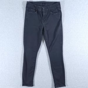 Mother The Looker Jeans Womens 28x28 Actual (30x28) Not Guilty Black Denim